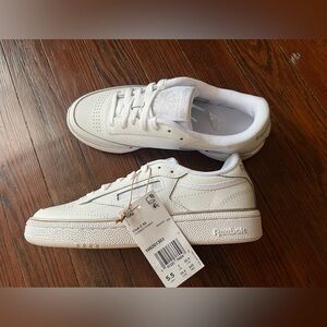 Reebok Club C 85 White Leather Sneakers